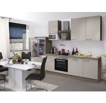 Cuisine complète Flex Well avec appareils Nepal 280 cm cachemire brillant démontée variante réversible 00009985