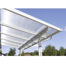 Panneau alvéolé/Entretoise Gutta en polycarbonate transparent 20-16 transparent 5000 mm x 1200 mm x 16 mm