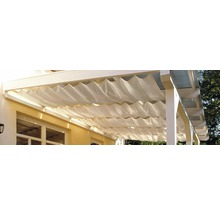 Voile d'ombrage SKAN HOLZ pour toiture de terrasse 541 x 300 cm, blanc-thumb-0
