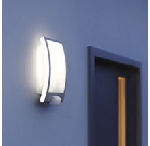 Applique extérieure LED avec capteur Steinel 1 ampoule H 286 mm L 22 S anthracite/blanc-thumb-5