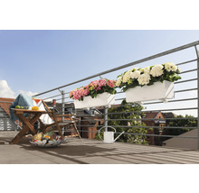 Jardinière Lechuza Balconera Color 80x19x19 cm blanc