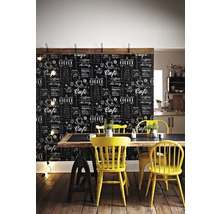 Vliestapete 32-993 Modern Living Coffee Shop Schwarz