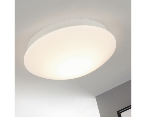 Weisse Deckenleuchte mit runder Form