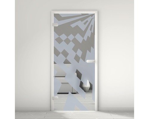 Porte vitrée Pertura Mynd Graphic 03 bleu 70,9 x 197,2 x 0,8 cm tirant gauche Porte vitrée Pertura Mynd Graphic 03 bleu 70,9 x 197,2 x 0,8 cm tirant gauche