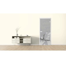 Scène d''intérieur avec commode et porte design