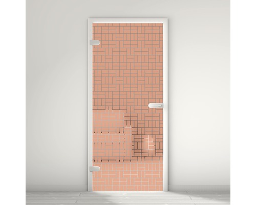Porte vitrée Pertura Mynd Graphic 05 orange 70,9 x 197,2 x 0,8 cm tirant gauche Porte vitrée Pertura Mynd Graphic 05 orange 70,9 x 197,2 x 0,8 cm tirant gauche
