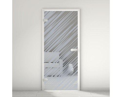 Porte vitrée Pertura Mynd Stripes 01 bleu 70,9 x 197,2 x 0,8 cm tirant gauche Porte vitrée Pertura Mynd Stripes 01 bleu 70,9 x 197,2 x 0,8 cm tirant gauche