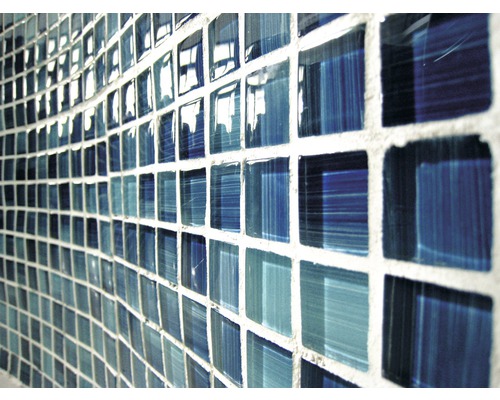 Mosaikfliesen aus Glas, Nahaufnahme