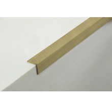 Holz Treppenkantenprofil auf einer Treppenstufe