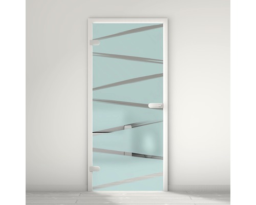 Porte vitrée Pertura Mynd Stripes 07 turquoise 70,9 x 197,2 x 0,8 cm tirant gauche Porte vitrée Pertura Mynd Stripes 07 turquoise 70,9 x 197,2 x 0,8 cm tirant gauche