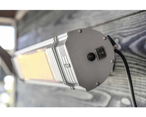 Elektrischer Heizstrahler zur Wandmontage