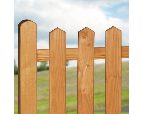 Clôture en bois pour la délimitation de la propriété