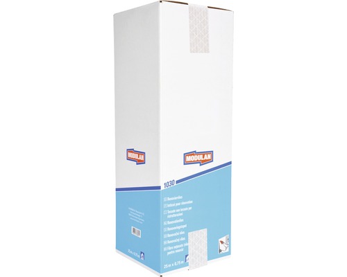 Rouleau de non-tissé de rénovation Modulan, 25 mètres sur 0.75 mètre, emballé dans une boîte en carton