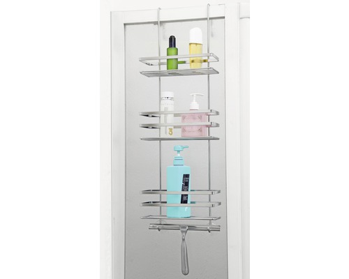 Étagère de douche pour ranger les accessoires de douche avec raclette