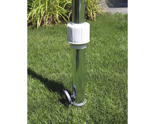 Douille de sol pour parasol à fixer dans le jardin