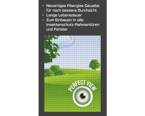 Illustration d''une moustiquaire avec vue sur la nature