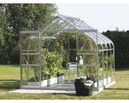 Serre Vitavia Diana 6700 verre de sécurité trempé 3 mm 264x258 cm aluminium