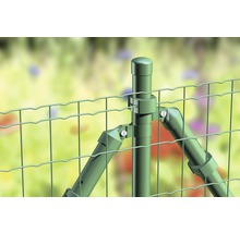 Ensemble complet de clôture ALBERTS Fix-Clip Pro® à sceller dans le béton 25 m x 81 cm vert-thumb-1