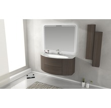 Waschtischunterschrank Baden Haus Eden BxHxT 121 x 55 cm x 51 cm Frontfarbe eiche dunkel holzdekor