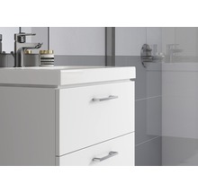 Ensemble de meubles de salle de bains Lara City 60 cm avec vasque blanc-thumb-2