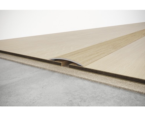 Revêtement de sol avec profilé de transition