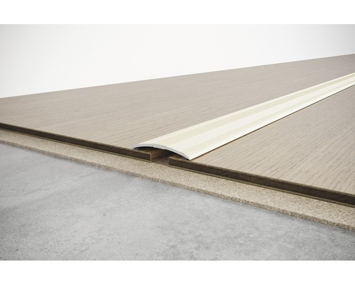 Bodenbelag mit Übergangsprofil für den Innenbereich