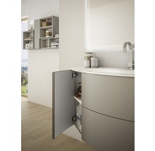 Waschtischunterschrank Eden 121 cm talpa-grau matt montiert