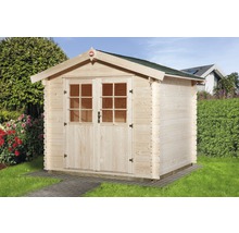 Gartenhaus weka mit Fußboden 280 x 280 cm natur
