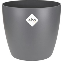 Cache-pot elho Brussels en plastique Ø 16 h 14 cm anthracite