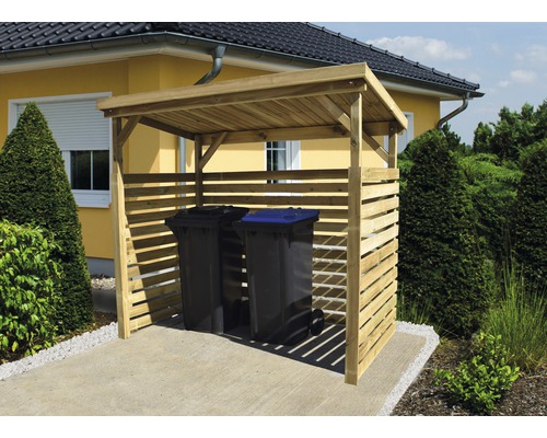 Abri bûches XL 217 x 89 x 154,5 cm anthracite - HORNBACH Luxembourg