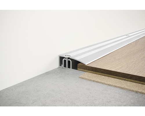 Aluminium Übergangsprofil zwischen zwei Bodenbelägen