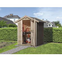 Abri de jardin weka avec plancher 191 x 171 cm naturel