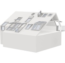 Conduit de lumière VELUX TLR 0K14 pour toit incliné avec matériaux de couverture plats 47x47 cm avec tube rigide-thumb-5