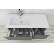 Meuble sous-vasque Avril 100x30x45 gris