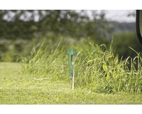 Pluviomètre dans l''herbe
