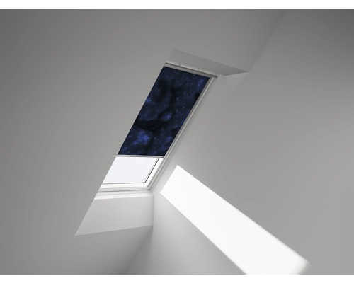 Store occultant VELUX Kids univers à commande manuelle cadre aluminium DKL CK02 4653S