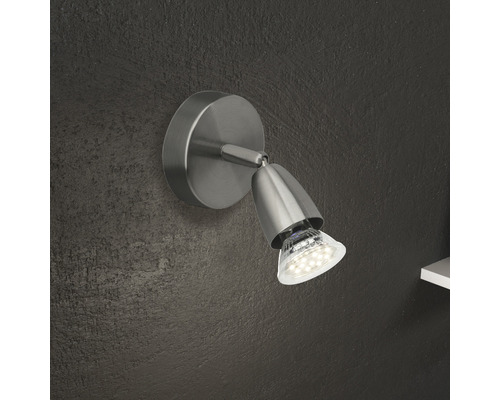 Applique murale en métal avec ampoule LED