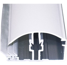Gutta PVC Klemm-Randprofil für 10+16 mm Doppelstegplatten 2500 mm-thumb-1
