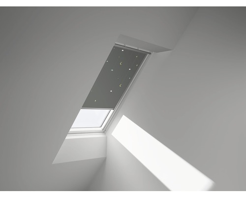 Store occultant VELUX Kids mobile à commande manuelle cadre aluminium DKL MK04 4665S