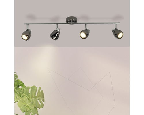 Deckenleuchte mit vier Strahlern für Innenräume