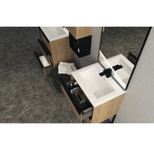 Meuble sous-vasque Baden Haus Qube largeur 60 cm chêne Bruges 54966