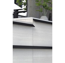 Meuble sous-vasque Baden Haus Qube largeur 60 cm blanc Rock 54969