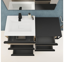 Waschtischunterschrank Baden Haus Qube Breite 60 cm Eiche Bruges 54968