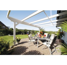 Supplément toiture en verre SKAN HOLZ pour toiture pour terrasse 434x350 cm-thumb-1