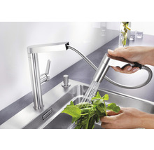 Mitigeur de cuisine Blanco PANERA-S acier inoxydable brossé 521547