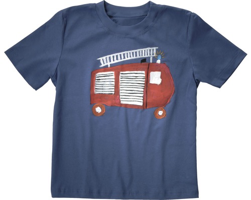 T-Shirt mit Feuerwehrwagen-Motiv
