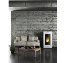 Pôele à granulés FreePoint Vega Stone en pierre naturelle 10,5 kW