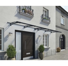 Auvent au-dessus d''une porte d''entrée sur une maison d''habitation
