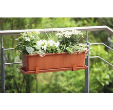 Blumenkasten geli Standard Kunststoff 60x17x14 cm terracotta