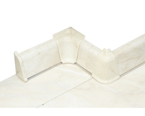 Goulotte de protection de câbles en plastique avec angle